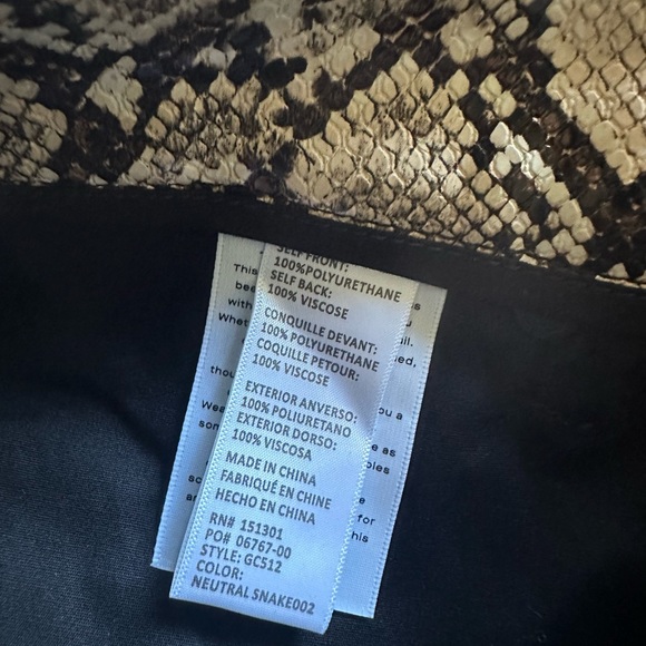 NWT Good American Faux Snake Pants & Jacket size 2 - Picture 9 of 12